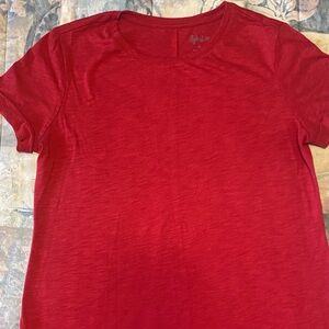 Style & co Red  Women's Top